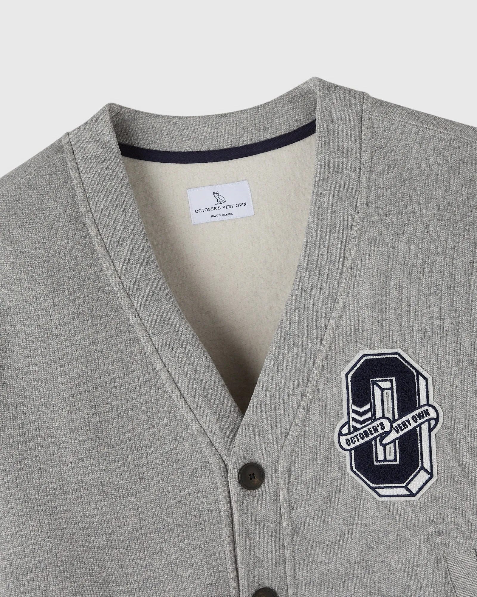 Heritage Cardigan - Heather Grey sold by OVO product image thumbnail 2