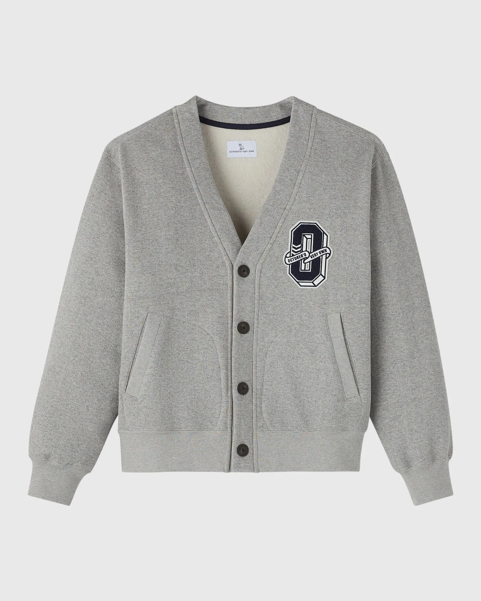 Heritage Cardigan - Heather Grey sold by OVO