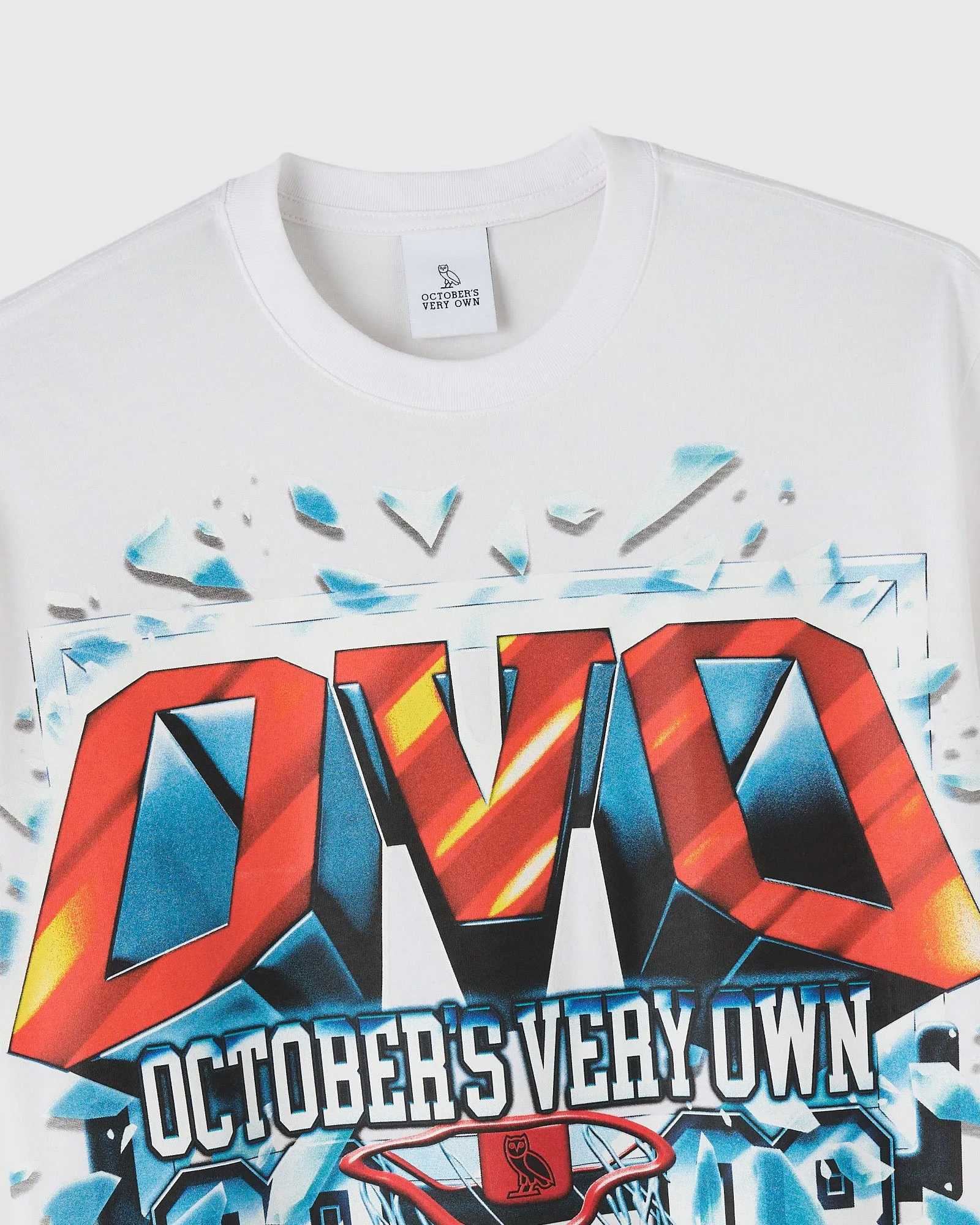 Shattered Backboard Tee - White sold by OVO product image thumbnail 2