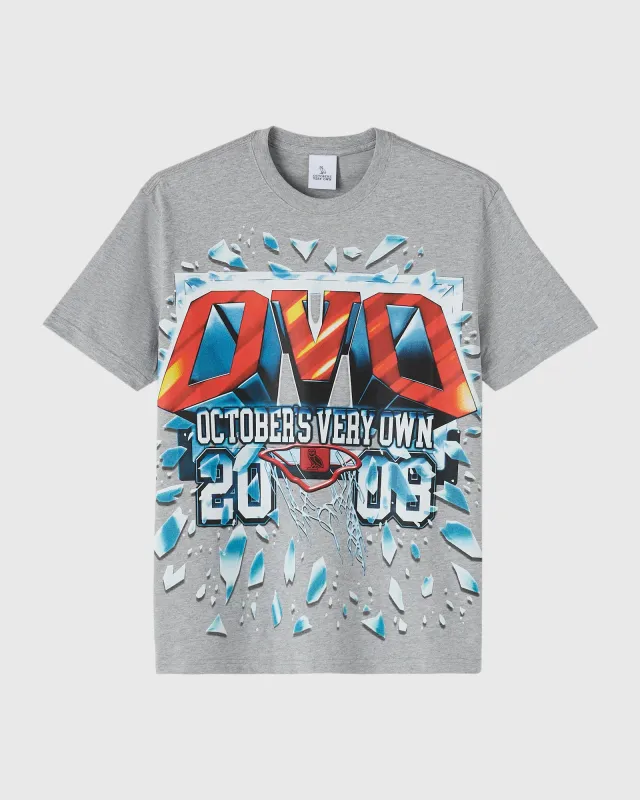 Shattered Backboard Tee - Heather Grey sold by OVO