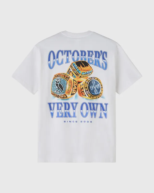 Championship Rings Tee - White sold by OVO