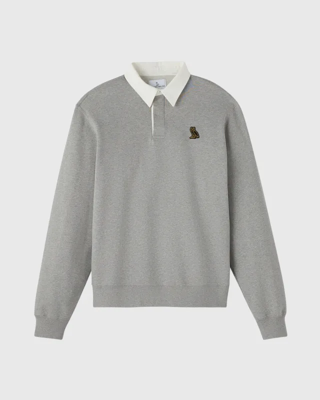 Classic Rugby Polo - Heather Grey sold by OVO