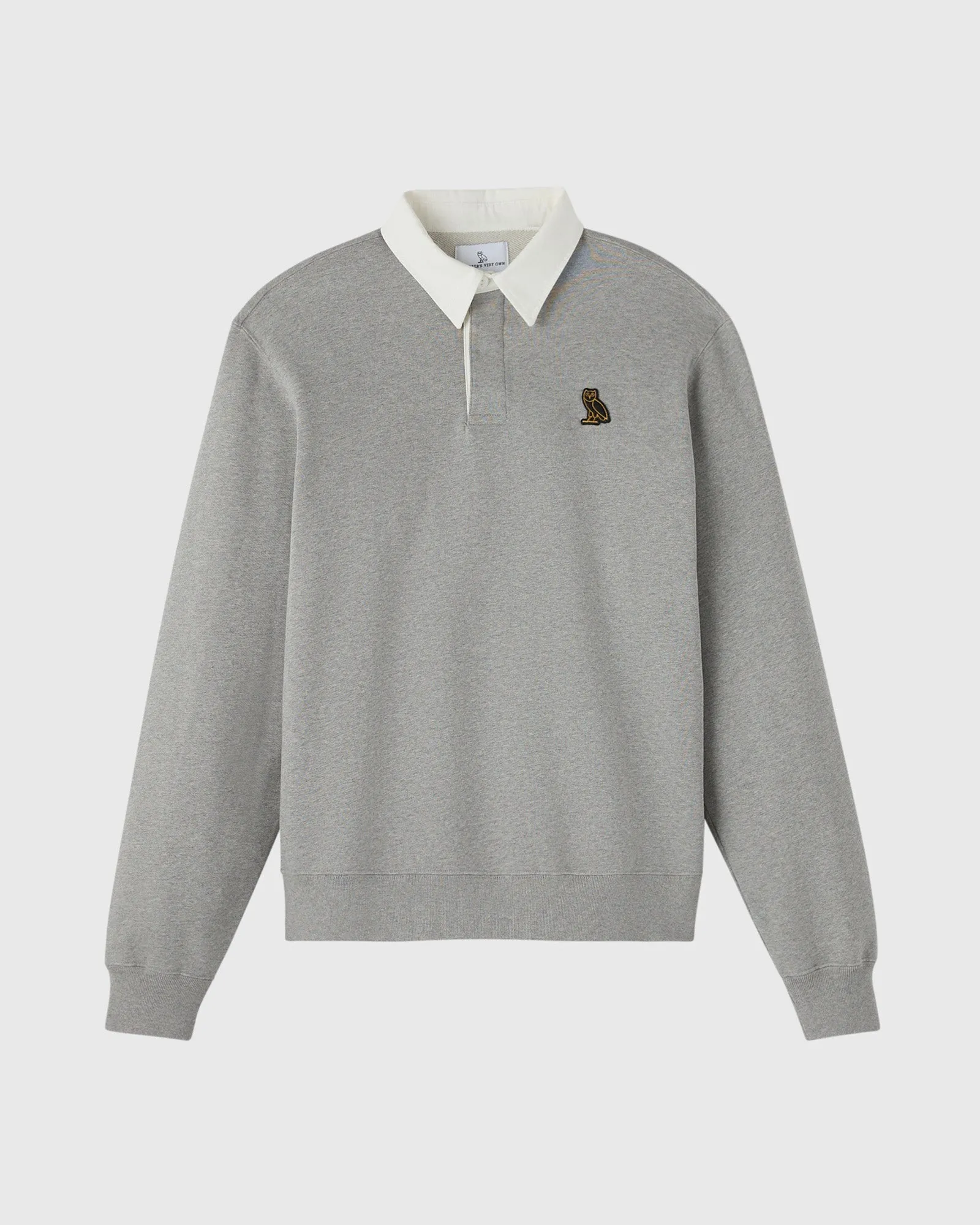 Classic Rugby Polo - Heather Grey sold by OVO