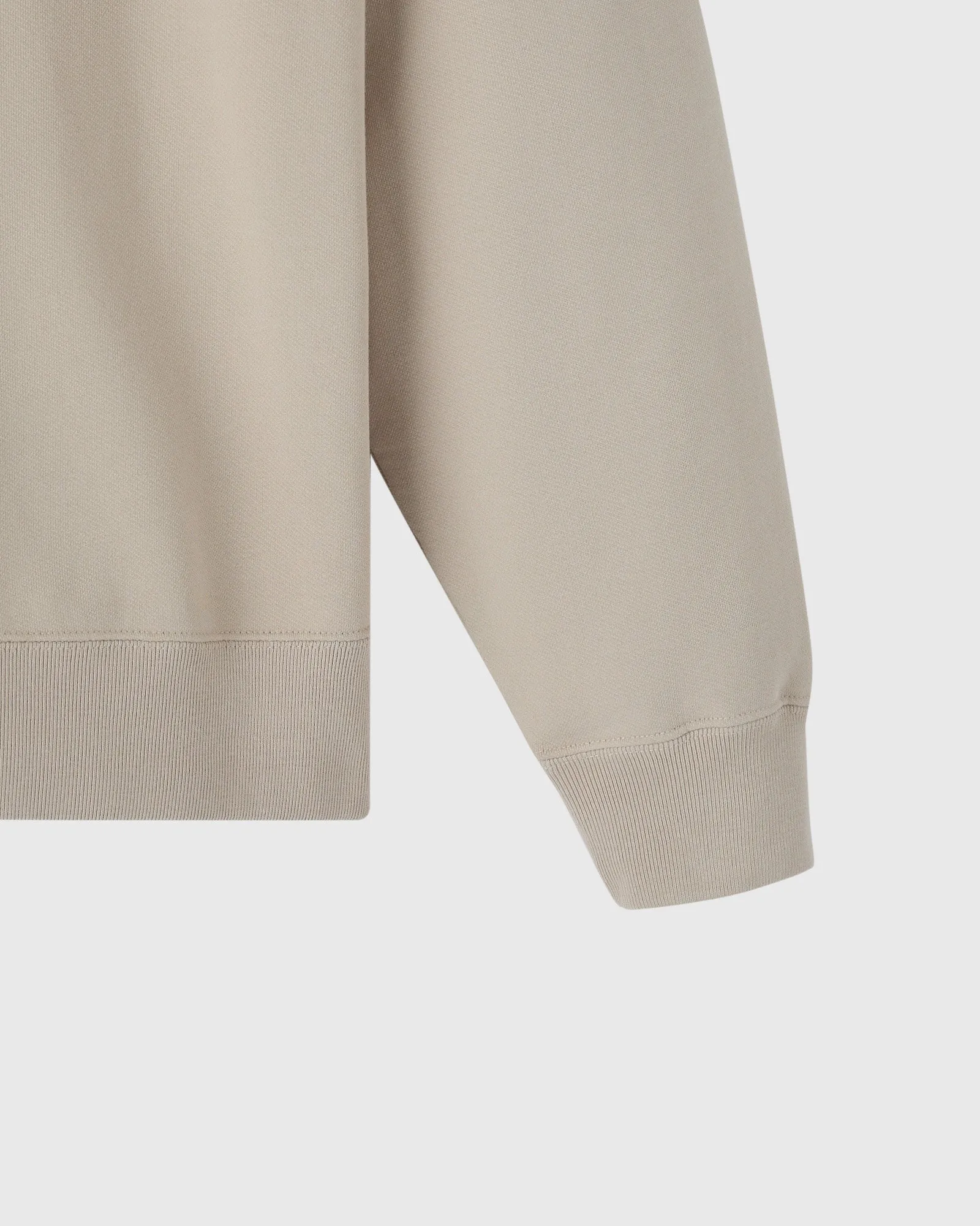Classic Quarter-Zip Mockneck Sweatshirt - Sandstone sold by OVO product image thumbnail 3