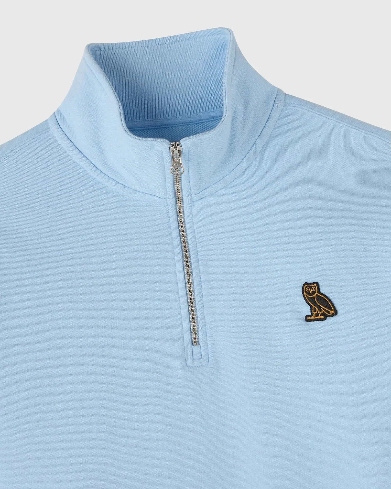 Classic Quarter-Zip Mockneck Sweatshirt - Light Blue sold by OVO product image thumbnail 2