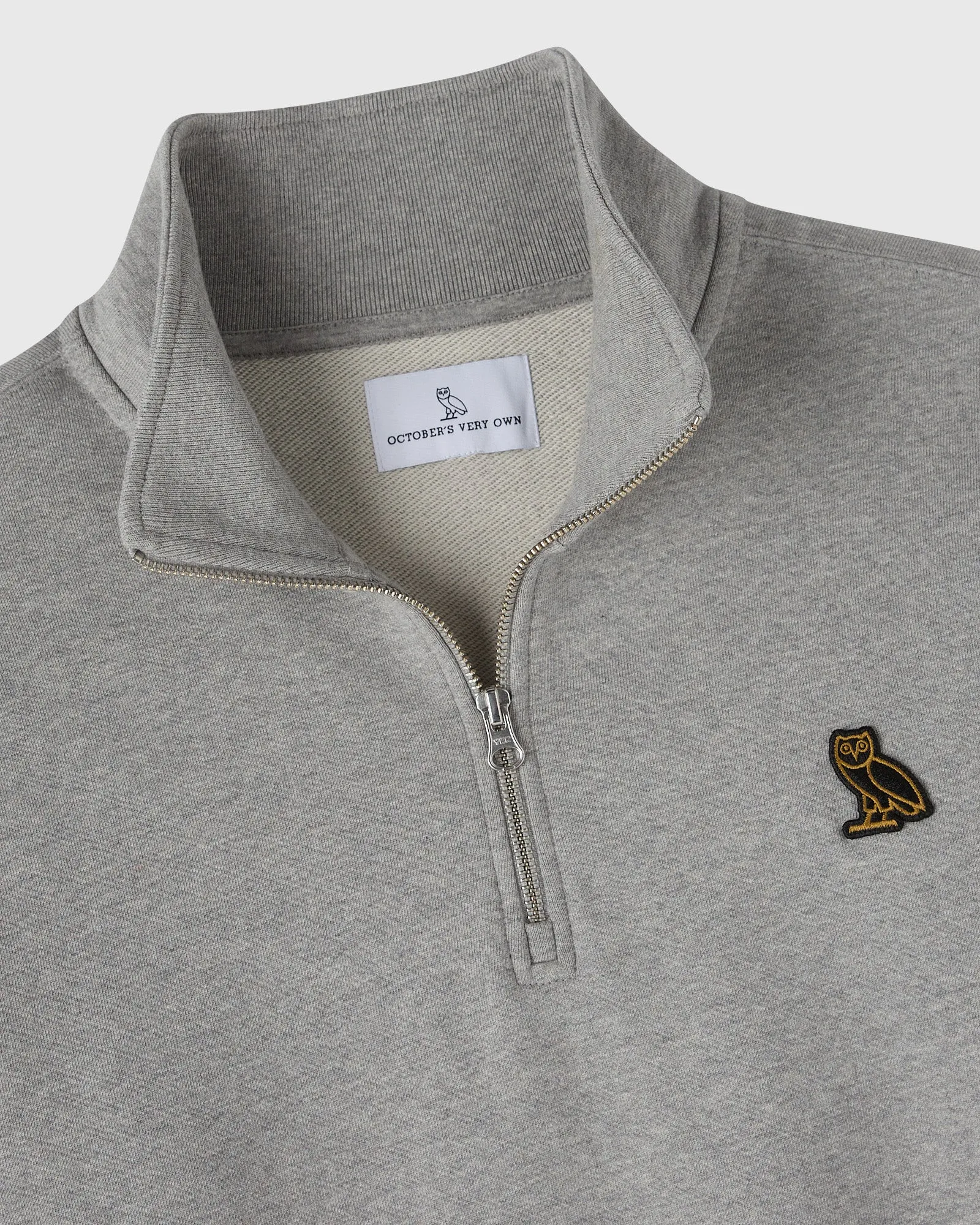 Classic Quarter-Zip Mockneck - Heather Grey sold by OVO product image thumbnail 4