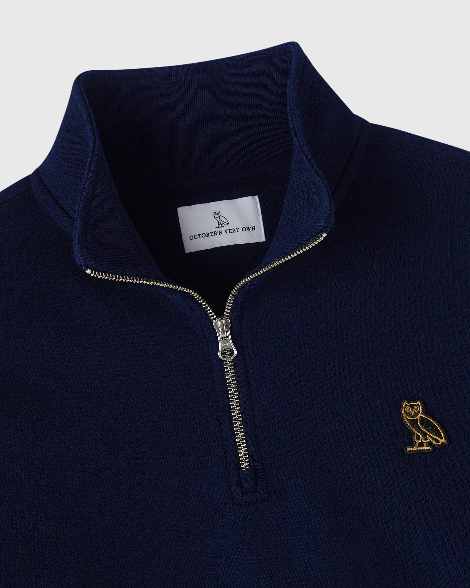 Classic Quarter-Zip Mockneck - Navy sold by OVO product image thumbnail 3