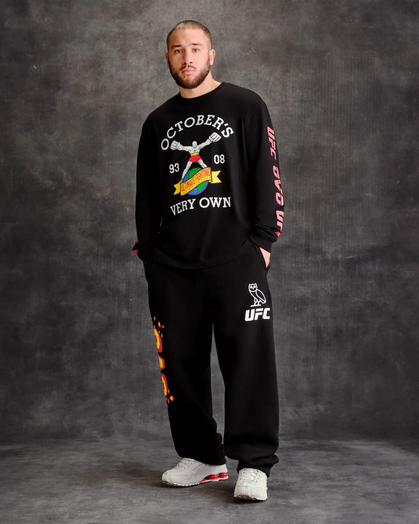 UFC Long-Sleeve Tee - Black sold by OVO product image thumbnail 3