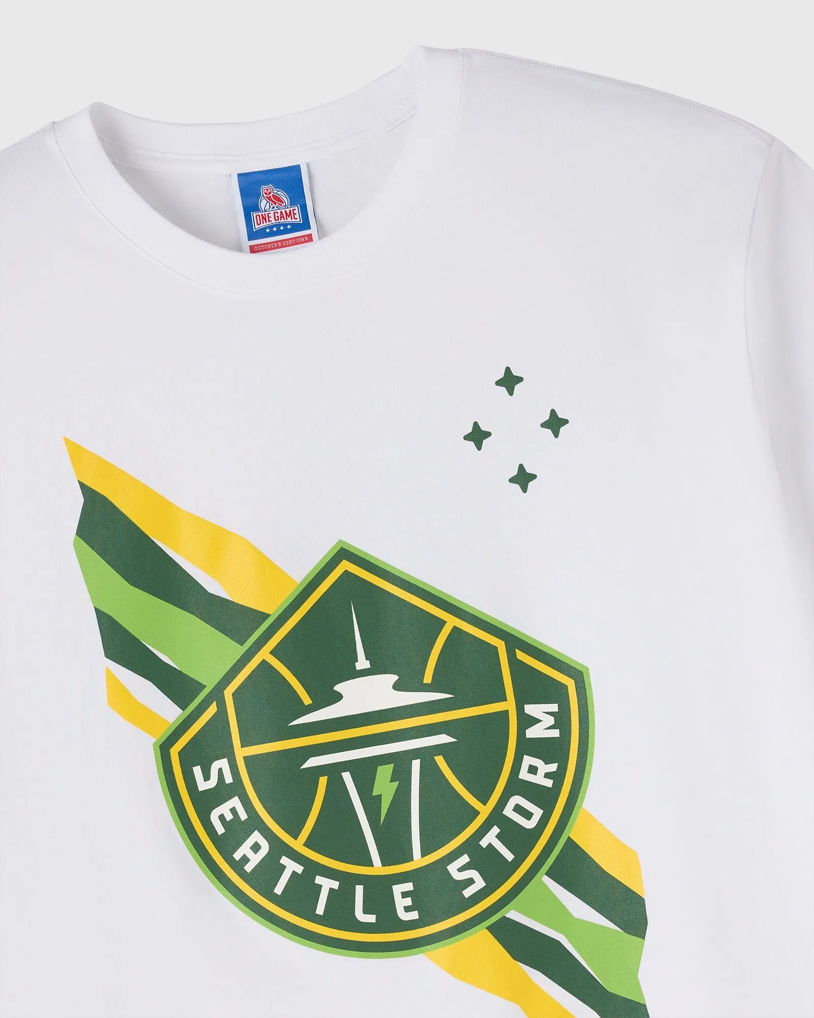 WNBA Seattle Storm Tee - White sold by OVO product image thumbnail 5