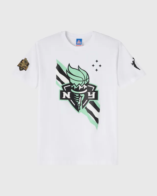 WNBA New York Liberty Tee - White sold by OVO