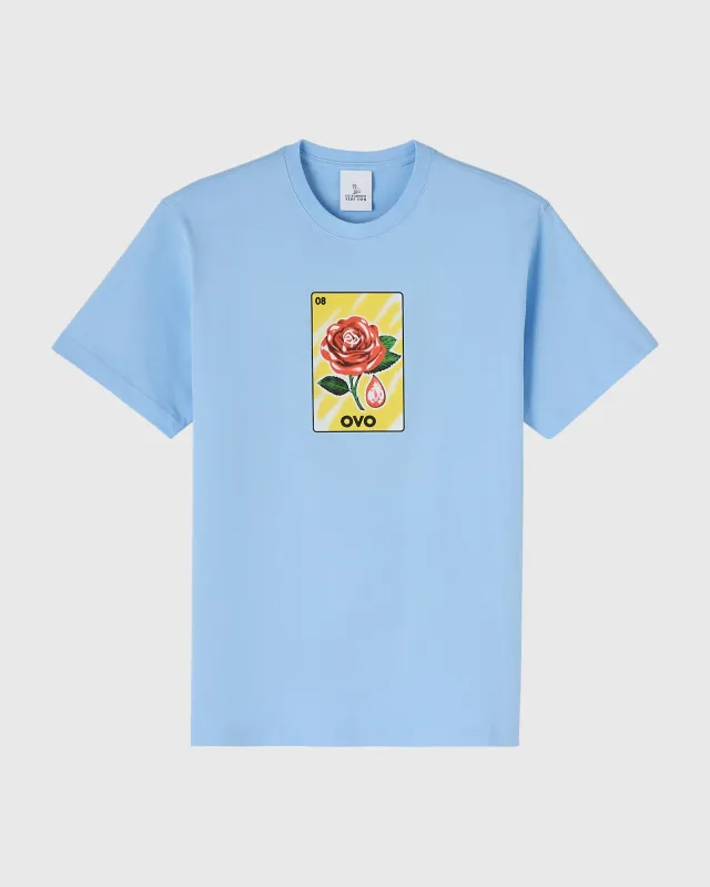 Rose Drop Tee - Light Blue sold by OVO