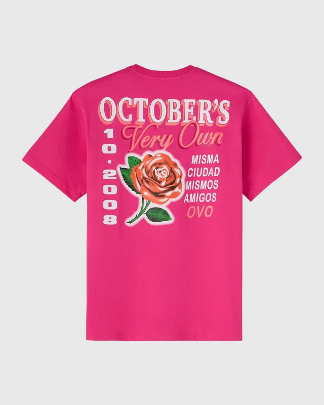 Rose Drop Tee - Fuchsia sold by OVO