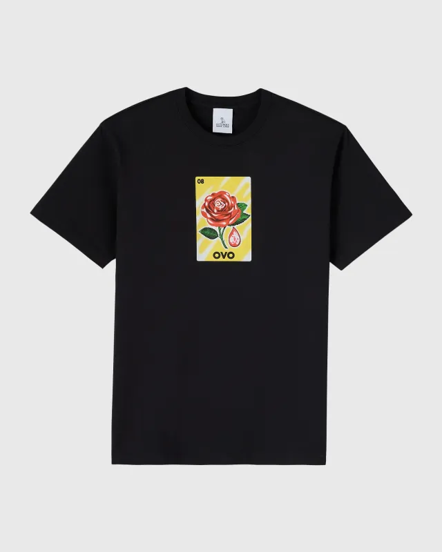 Rose Drop Tee - Black sold by OVO