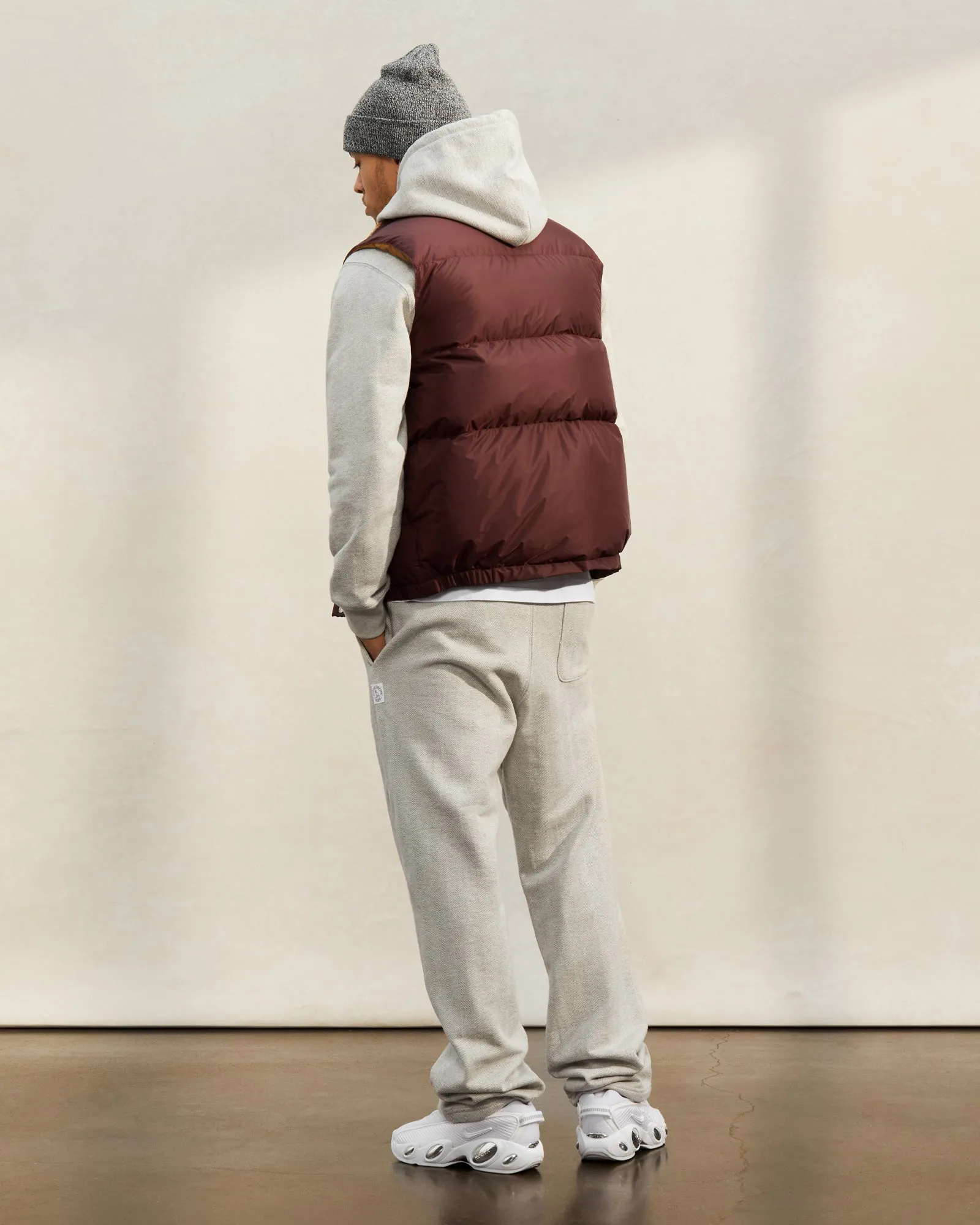 Crescent Down Works Italian Vest - Burgundy sold by OVO product image thumbnail 3