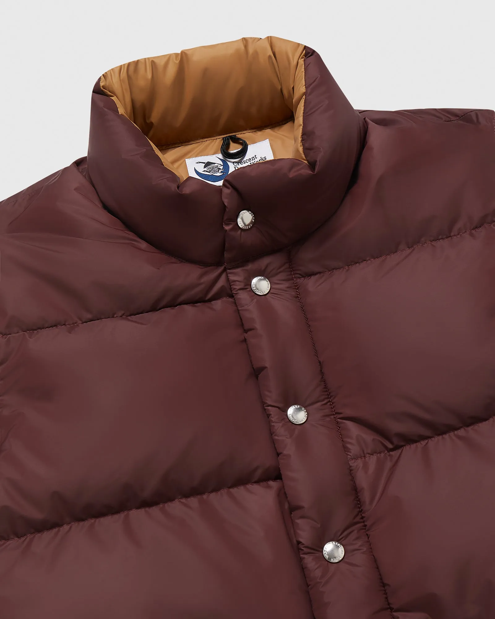 Crescent Down Works Italian Vest - Burgundy sold by OVO product image thumbnail 4