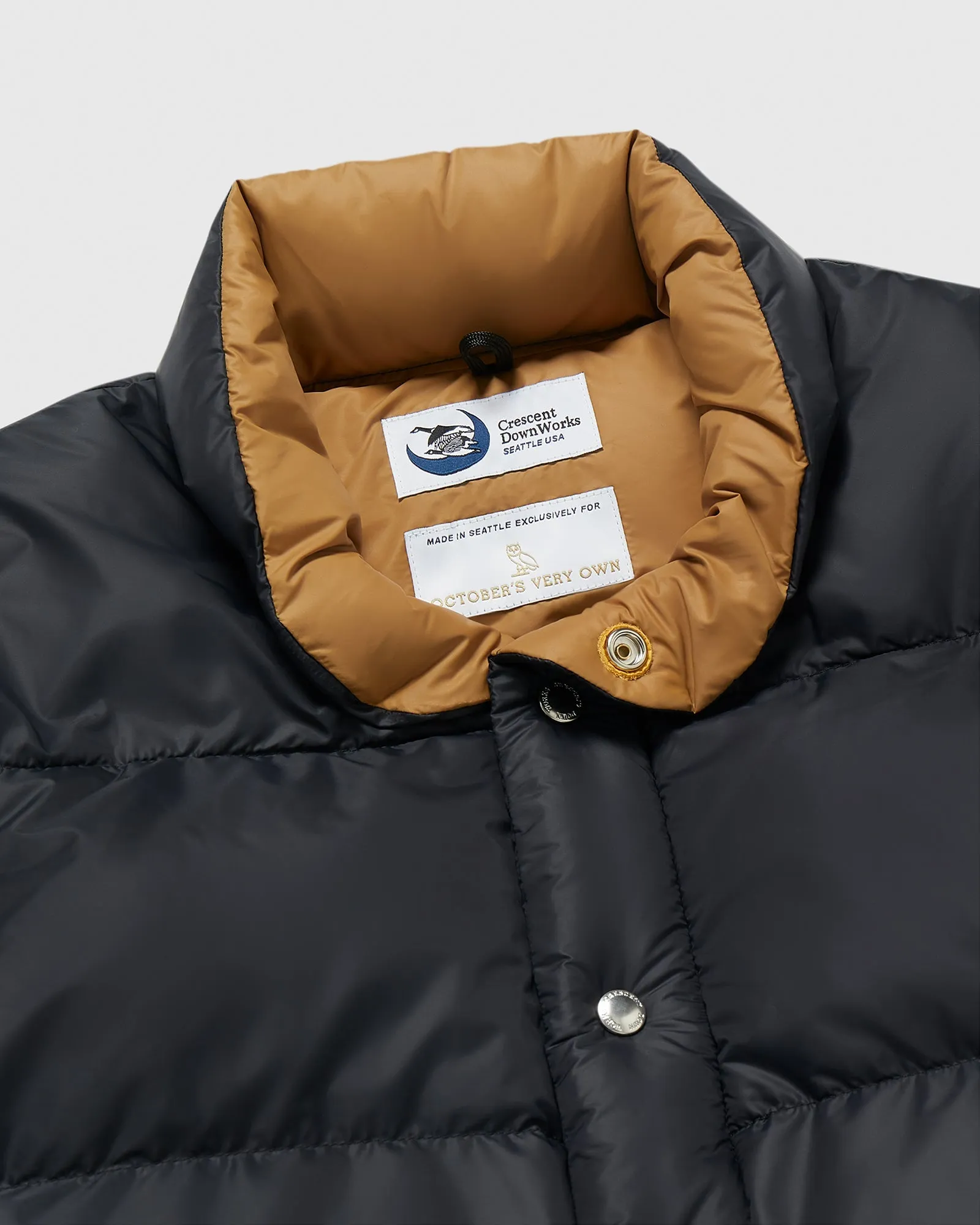 Crescent Down Works Italian Vest - Black sold by OVO product image thumbnail 5