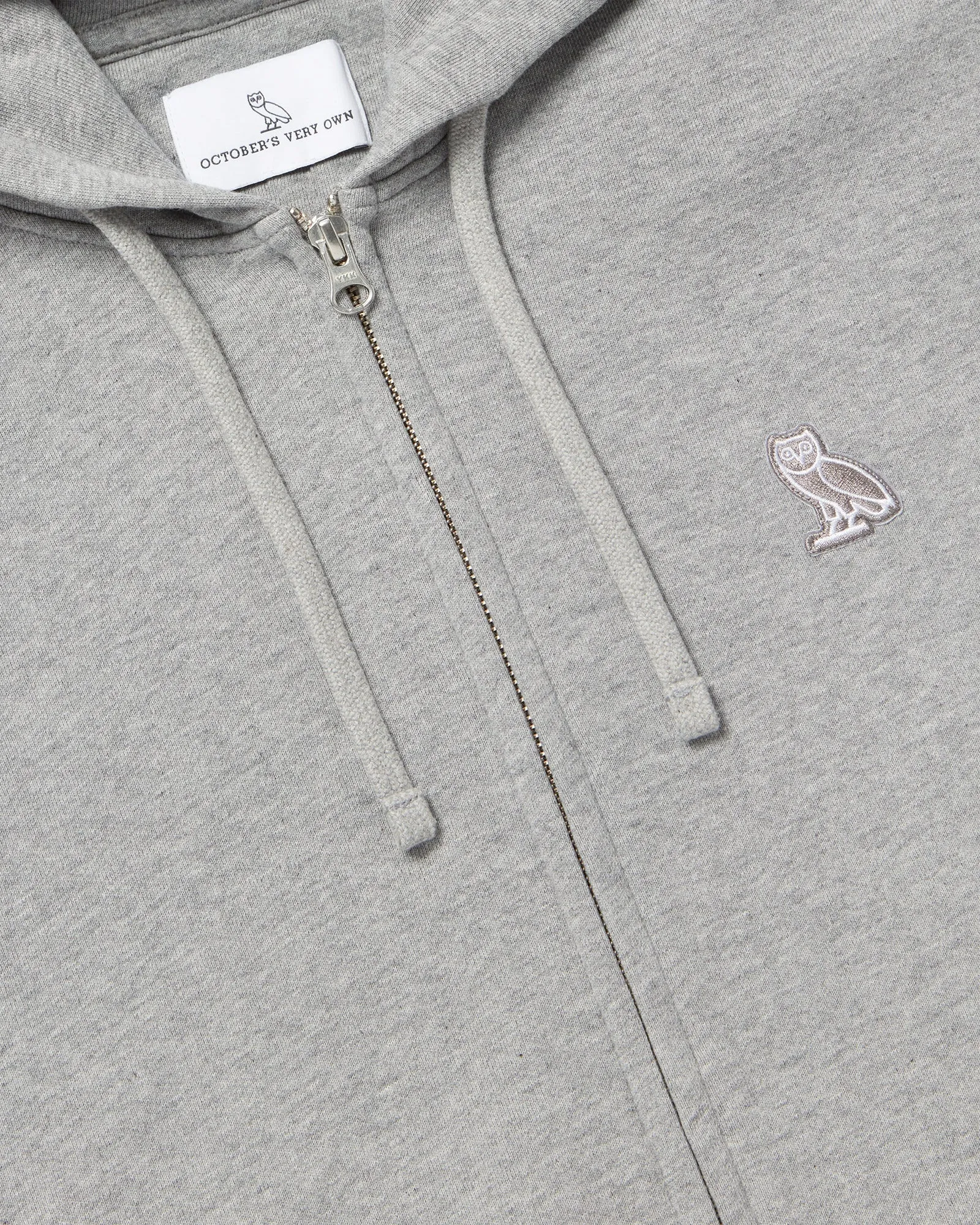 Classic Full-Zip Hoodie - Heather Grey sold by OVO product image thumbnail 4