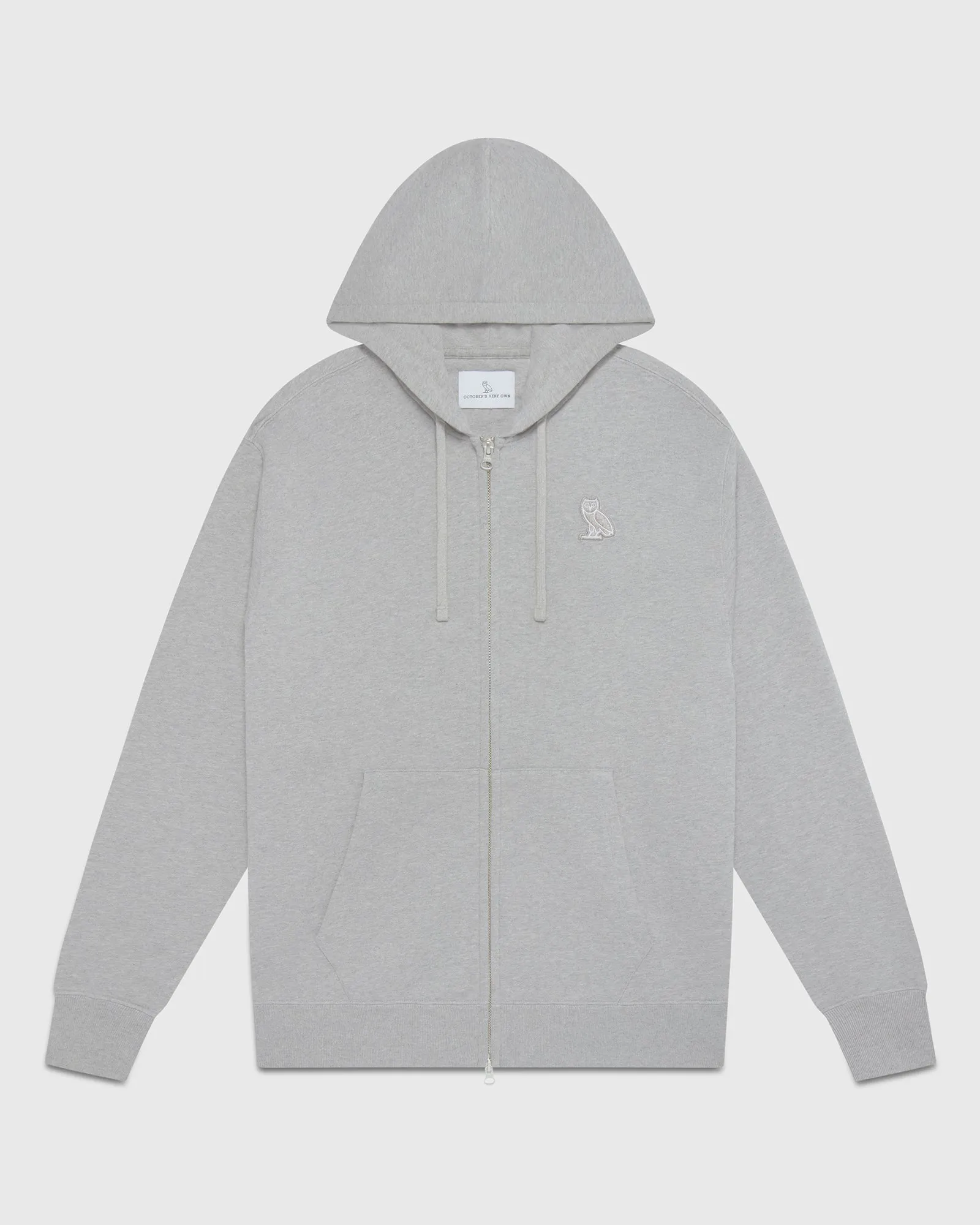 Classic Full-Zip Hoodie - Heather Grey sold by OVO