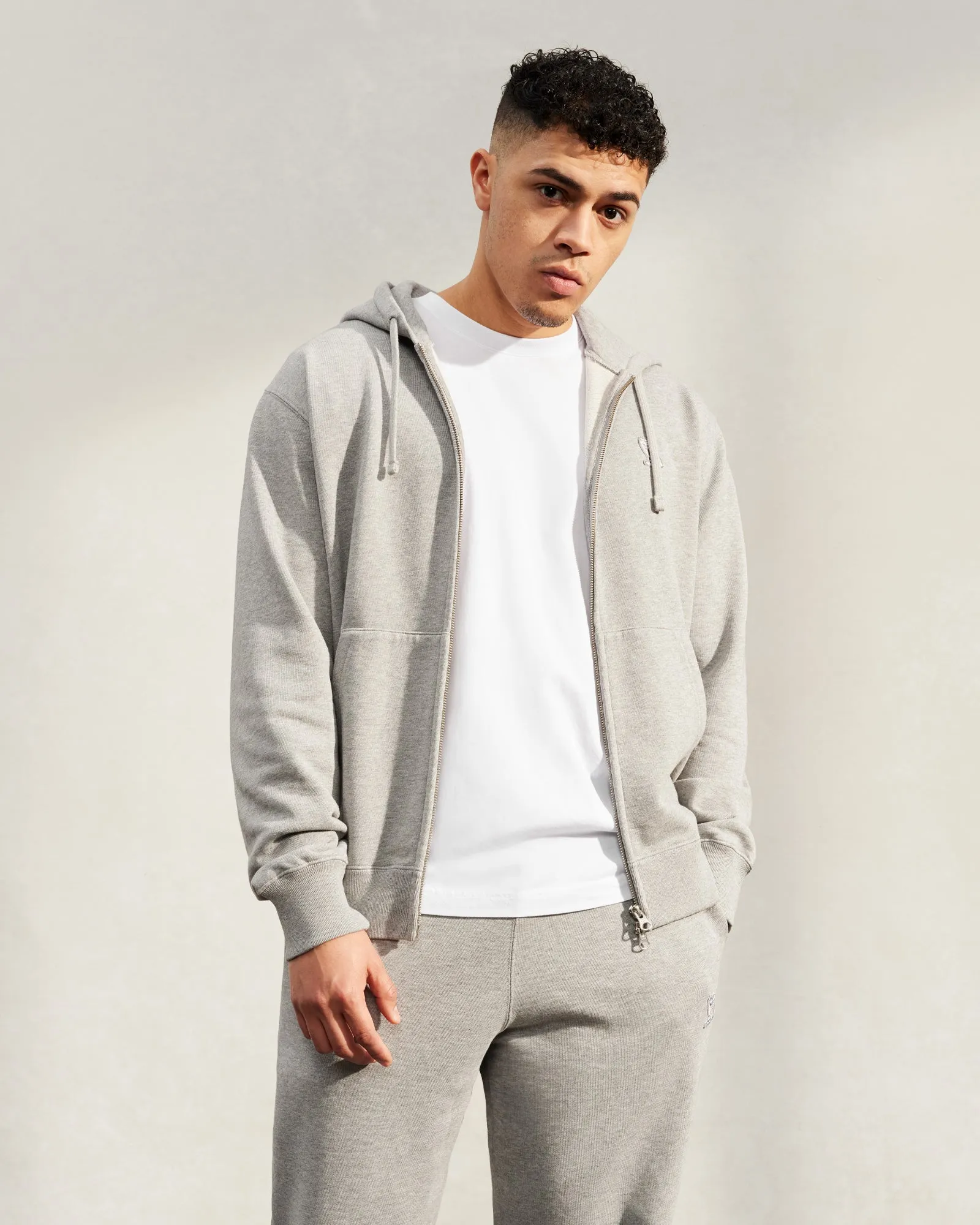 Classic Full-Zip Hoodie - Heather Grey sold by OVO product image thumbnail 2