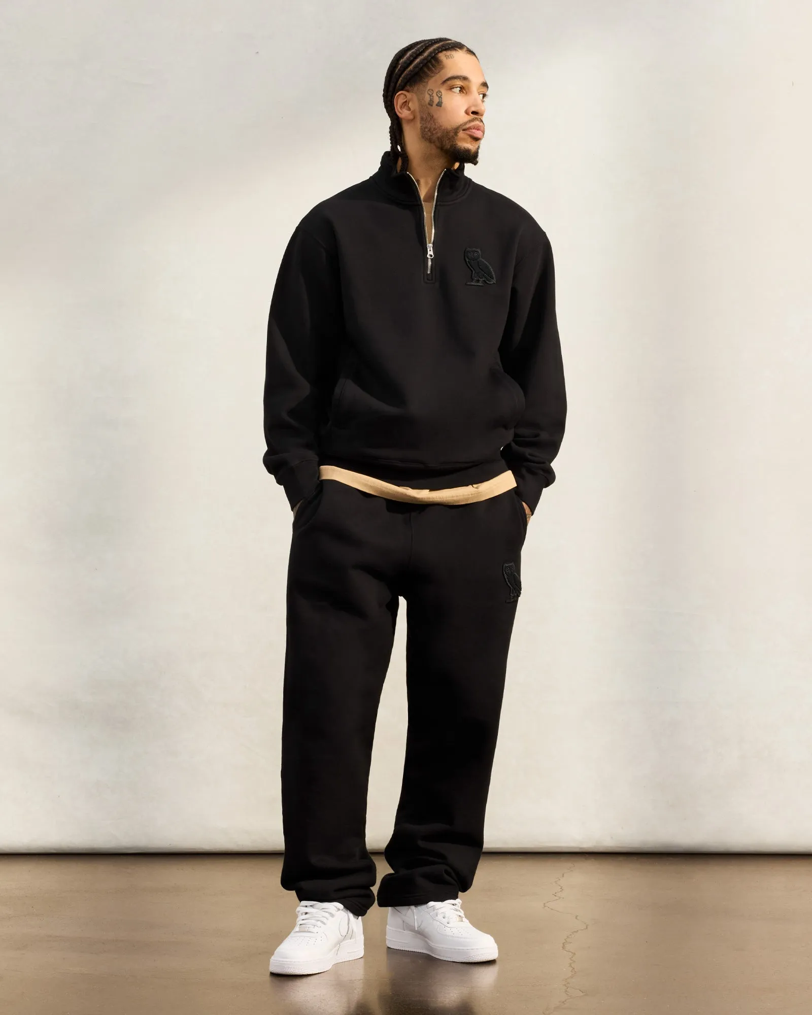 Signature Open Hem Sweatpant - Black sold by OVO product image thumbnail 2