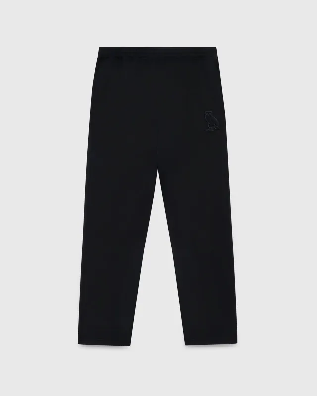 Signature Open Hem Sweatpant - Black sold by OVO