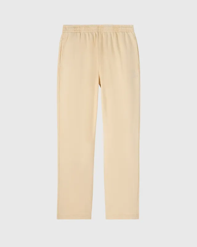 Muskoka Garment-Dyed Open-Hem Sweatpant - Soft Yellow sold by OVO