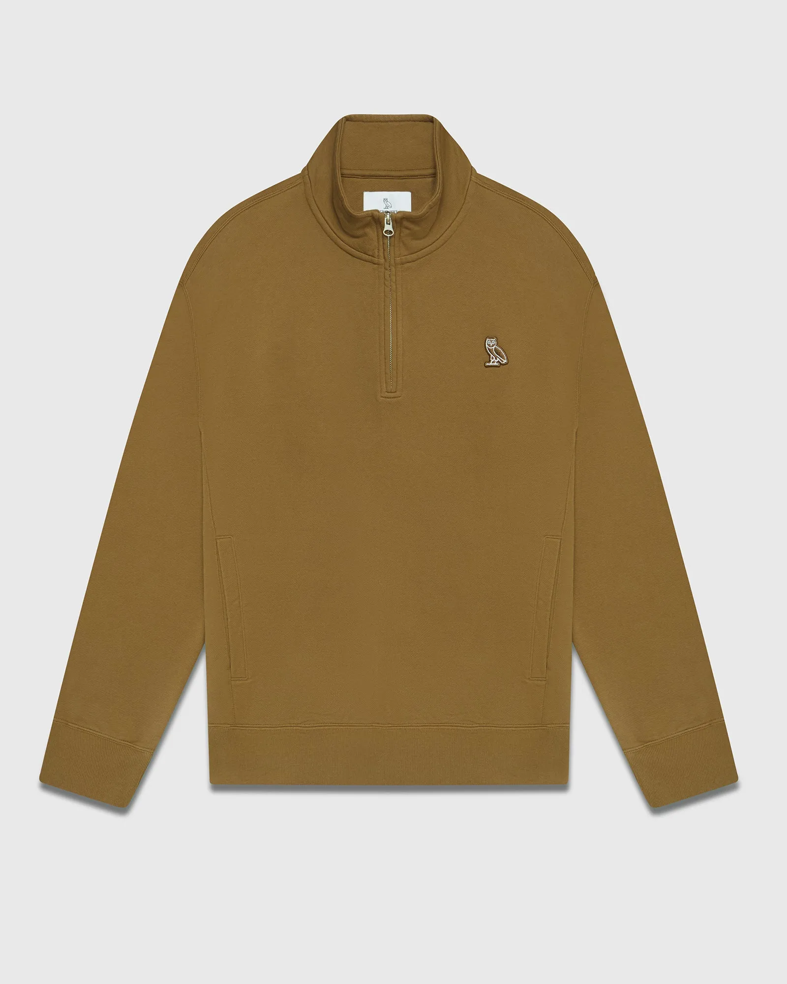 Classic Quarter-Zip Mockneck Sweatshirt - Moss sold by OVO