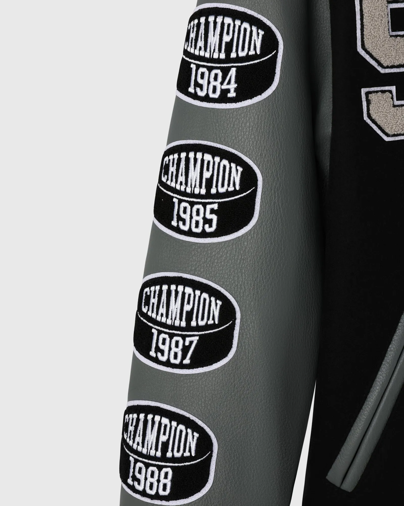 Gretzky Varsity Jacket - Black sold by OVO product image thumbnail 4