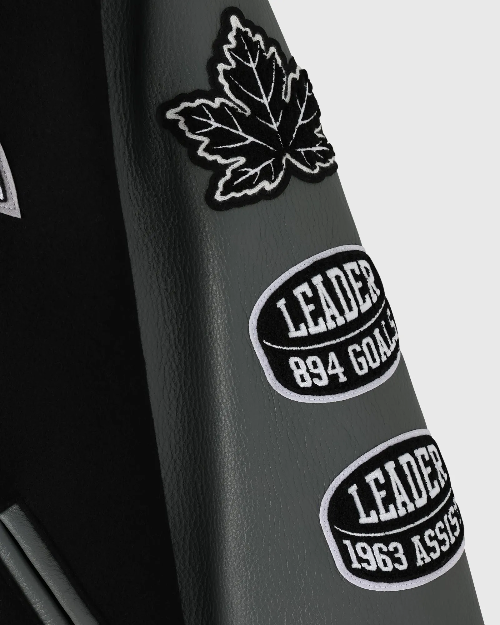 Gretzky Varsity Jacket - Black sold by OVO product image thumbnail 5