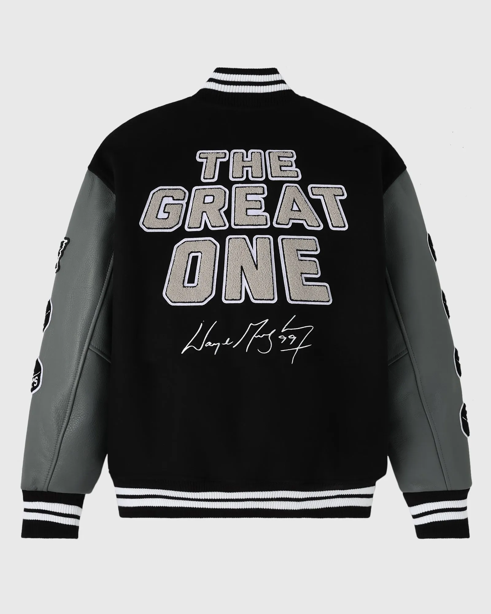 Gretzky Varsity Jacket - Black sold by OVO product image thumbnail 2
