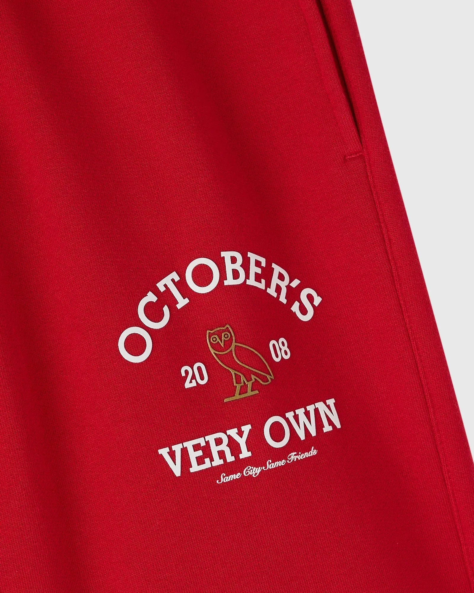 Collegiate Open-Hem Sweatpant - Red sold by OVO product image thumbnail 2