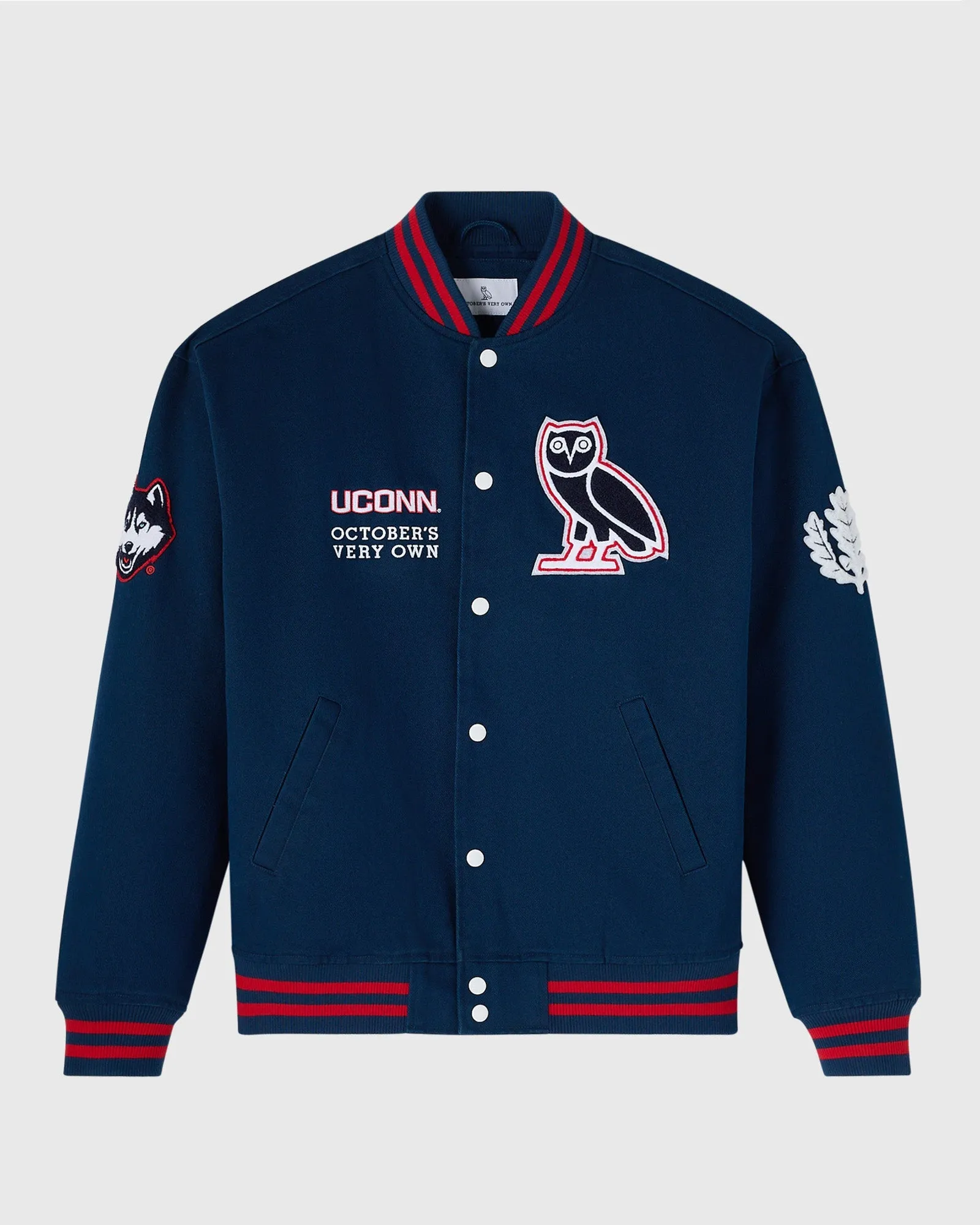 UCONN Huskies Varsity Jacket - Navy sold by OVO