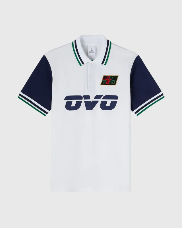 Runner Pique Polo - White sold by OVO