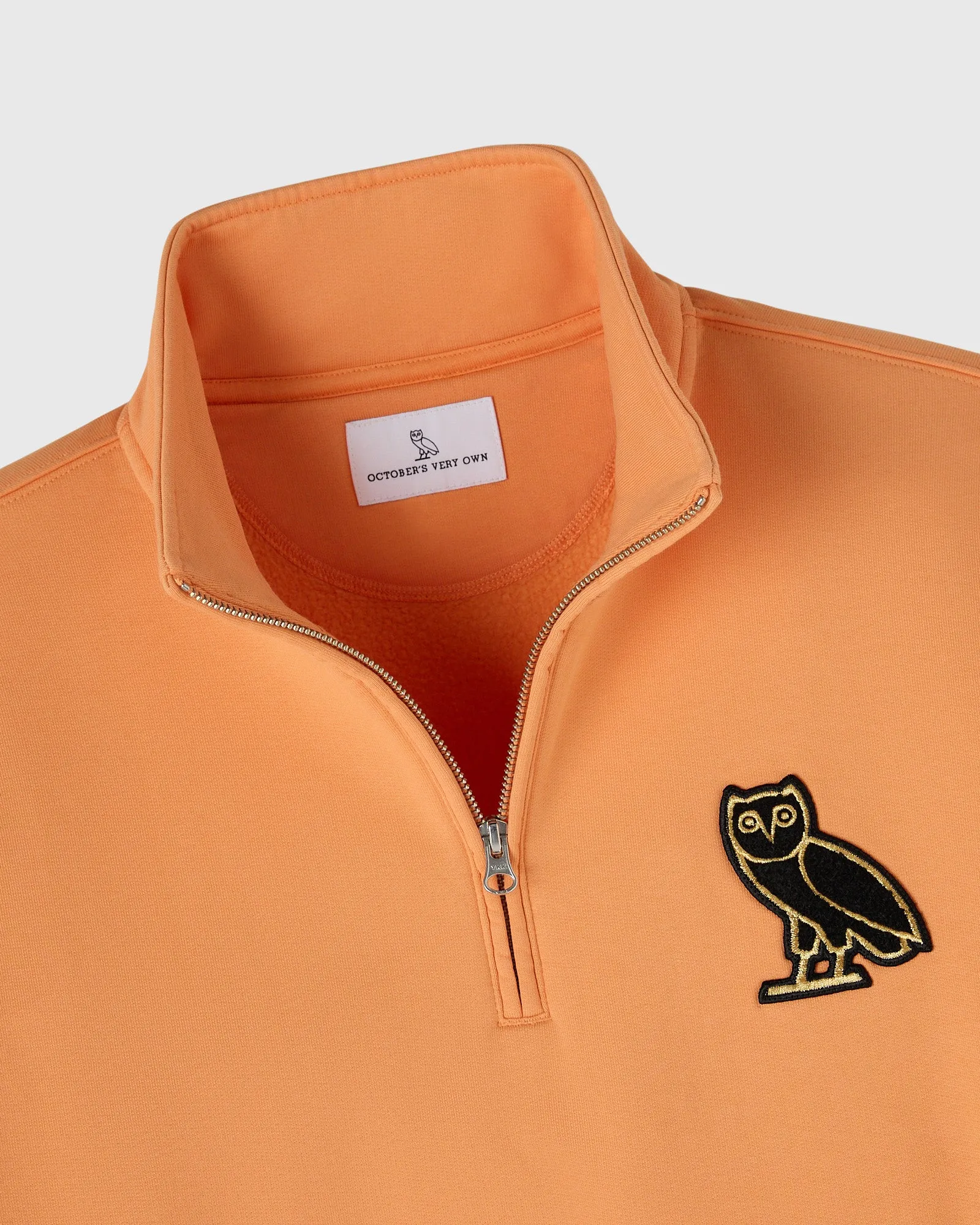 Signature Quarter-Zip Mockneck Sweatshirt - Orange sold by OVO product image thumbnail 3