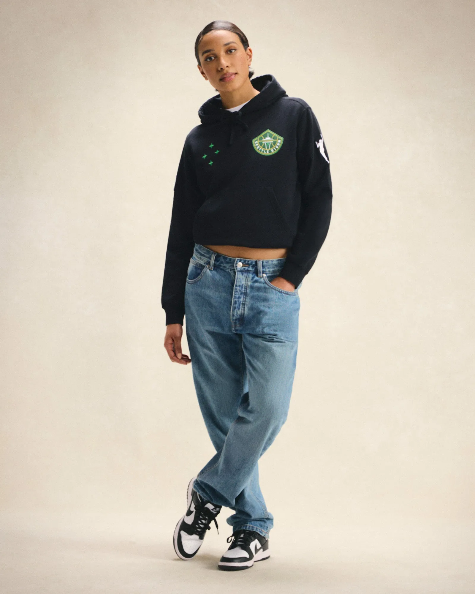 WNBA Seattle Storm Hoodie - Black sold by OVO product image thumbnail 3