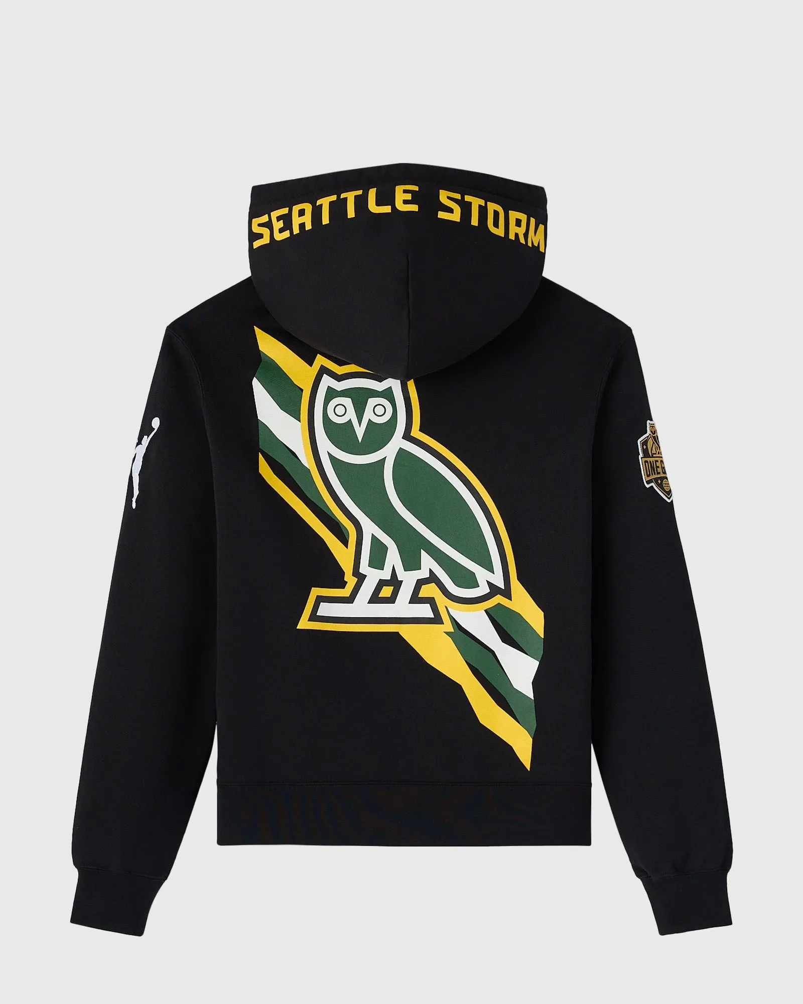WNBA Seattle Storm Hoodie - Black sold by OVO product image thumbnail 4