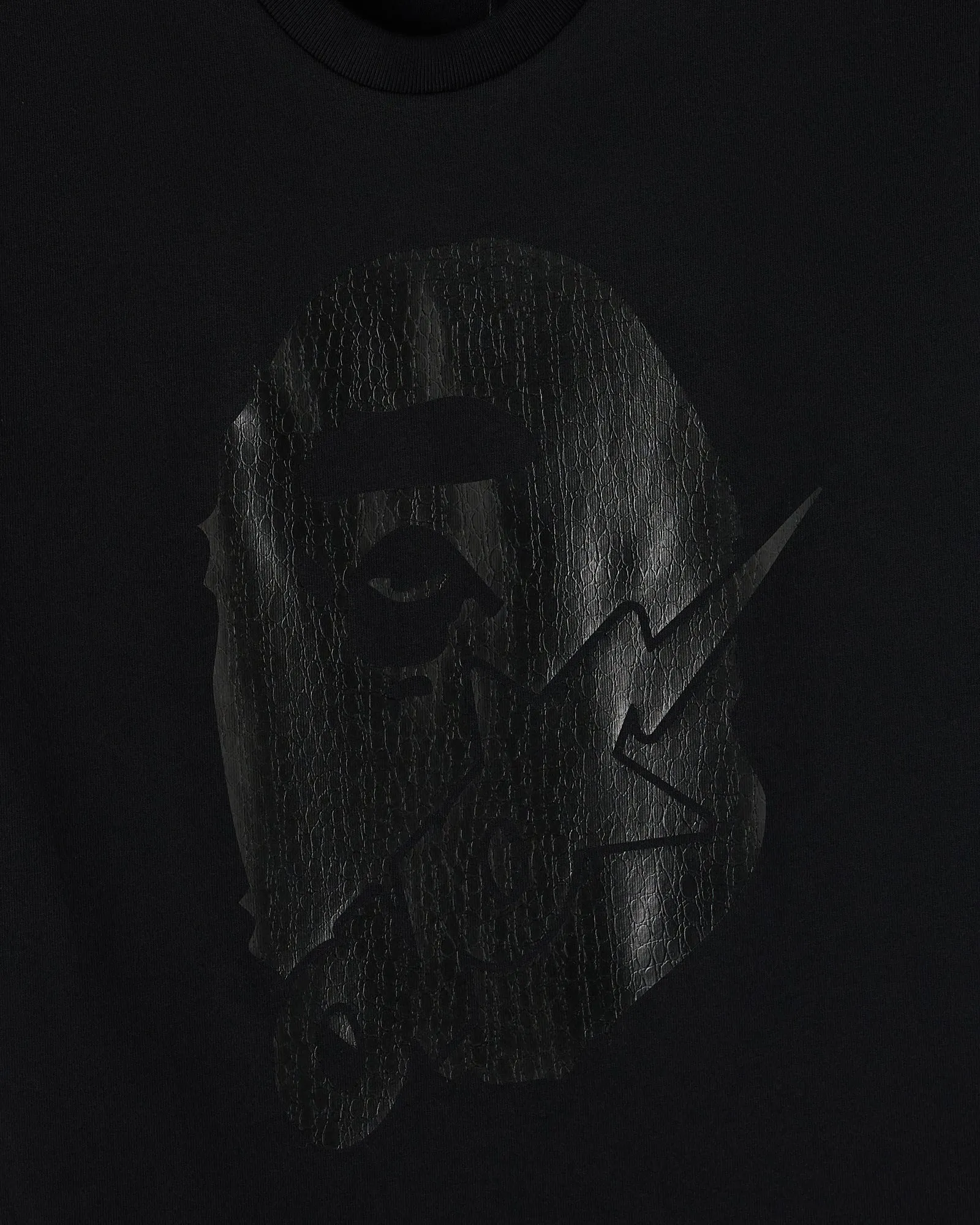 BAPE® OVO-Sta Crocodile Print Tee - Black sold by OVO product image thumbnail 2