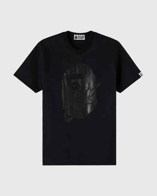 BAPE® OVO-Sta Crocodile Print Tee - Black sold by OVO