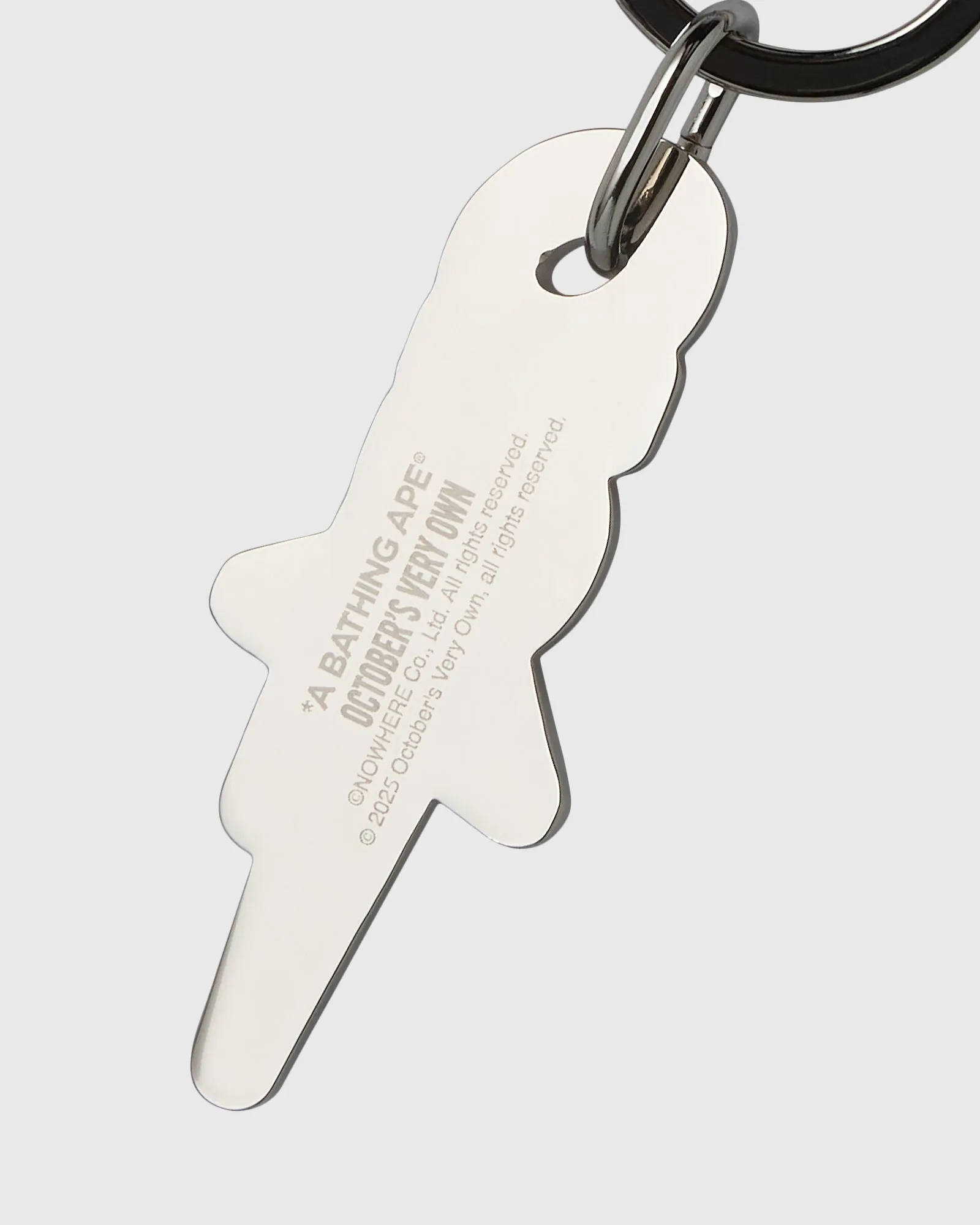 BAPE® OVO-Sta Metal Keychain - Silver sold by OVO product image thumbnail 3