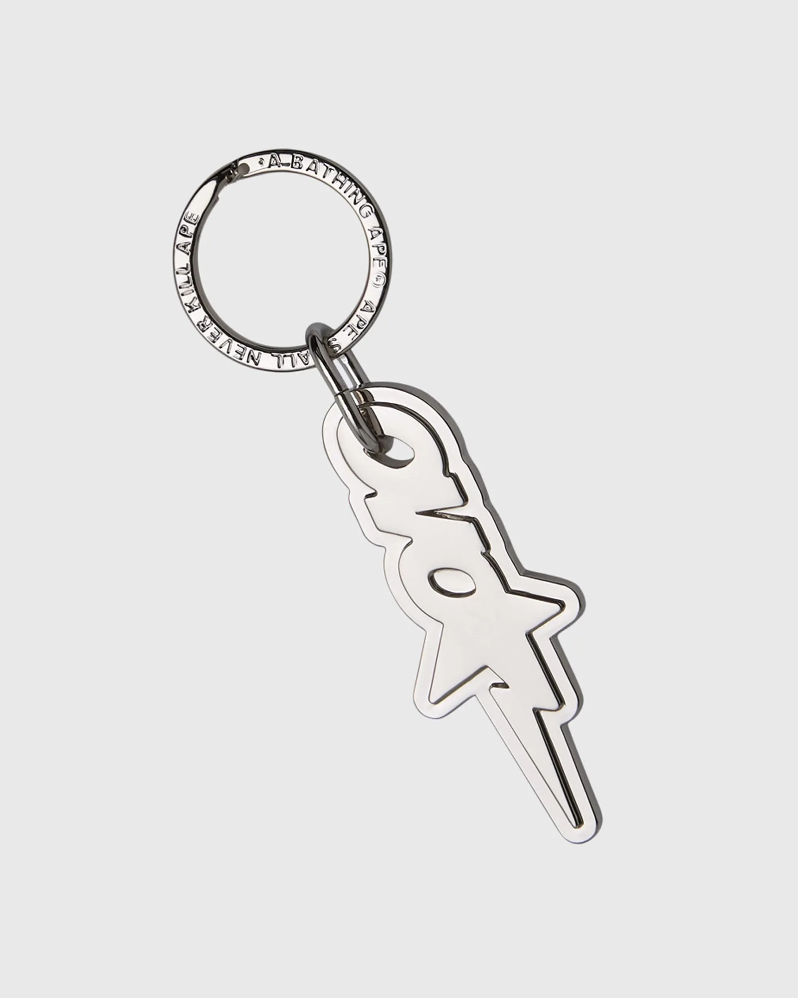 BAPE® OVO-Sta Metal Keychain - Silver sold by OVO product image thumbnail 4