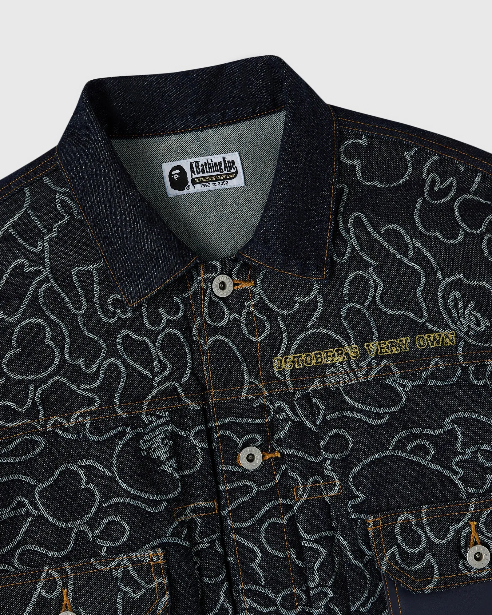 BAPE® Neon 1st Camo Denim Jacket - Indigo sold by OVO product image thumbnail 3