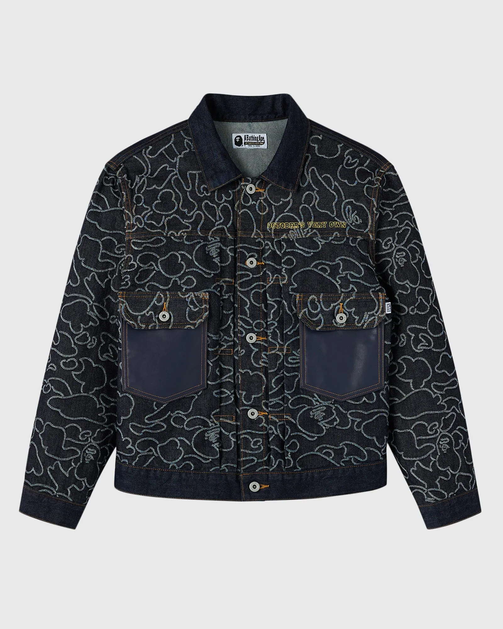 BAPE® Neon 1st Camo Denim Jacket - Indigo sold by OVO