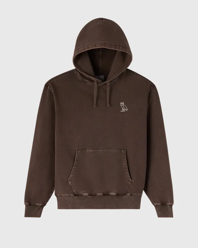 Muskoka Garment Dyed Hoodie - Brown sold by OVO