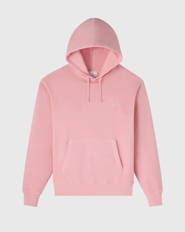 Muskoka Garment-Dyed Hoodie - Ash Pink sold by OVO