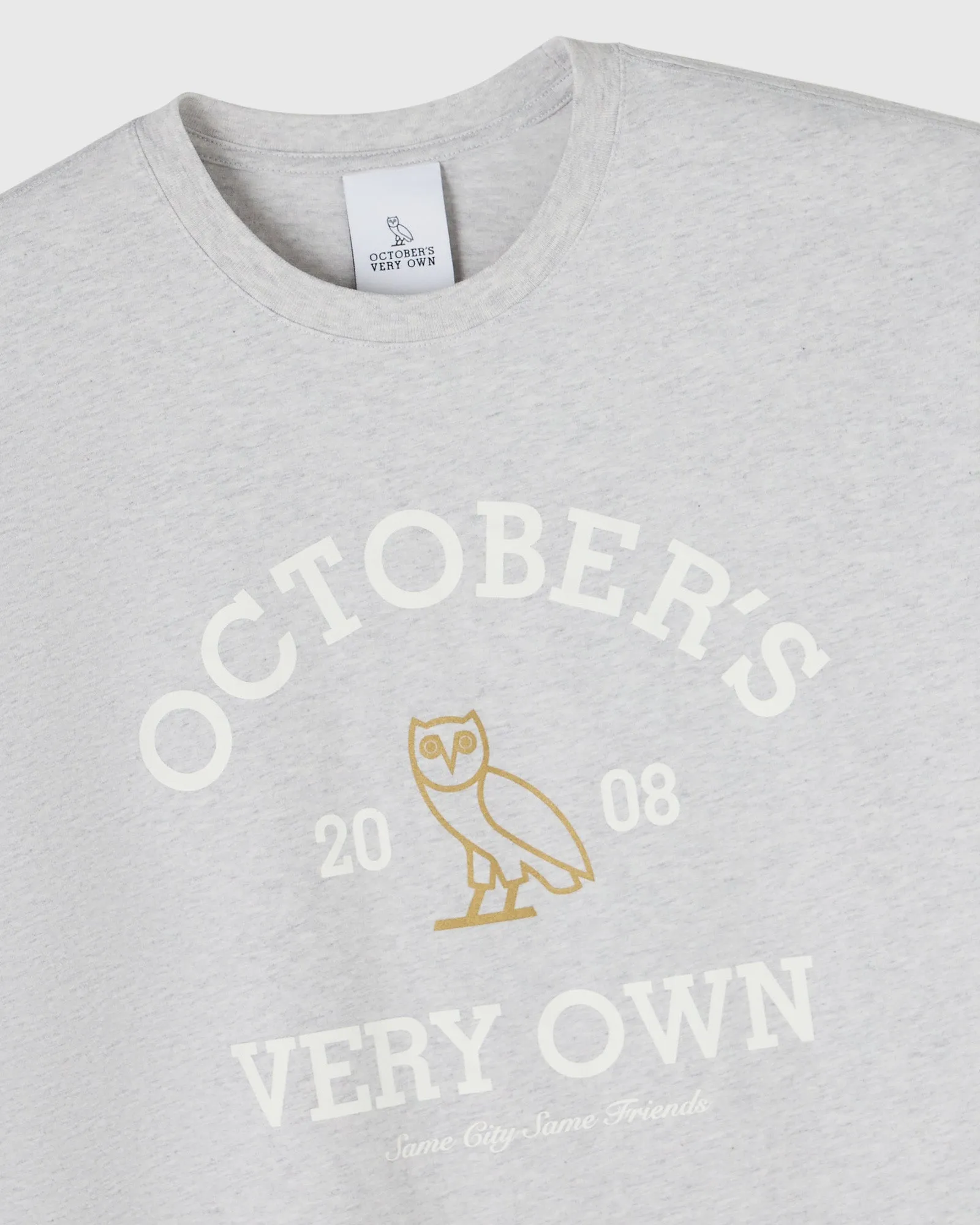 Collegiate Tee - Ash Heather Grey sold by OVO product image thumbnail 2