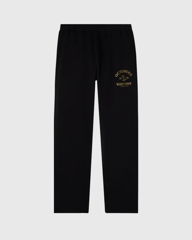 Collegiate Open-Hem Sweatpant- Black sold by OVO