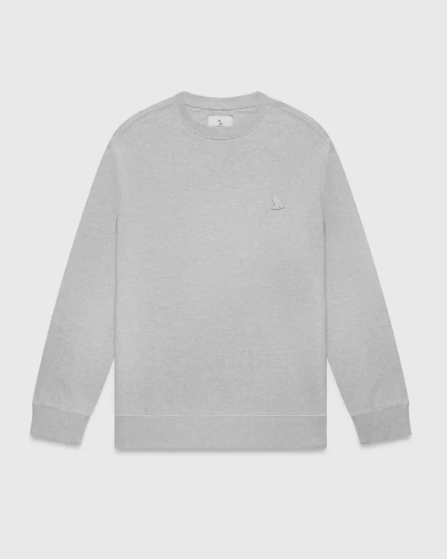 Classic Crewneck - Ash Heather Grey sold by OVO