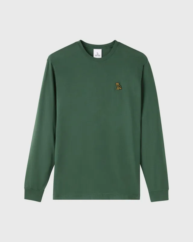 Classic Long-Sleeve Tee - Forest Green sold by OVO