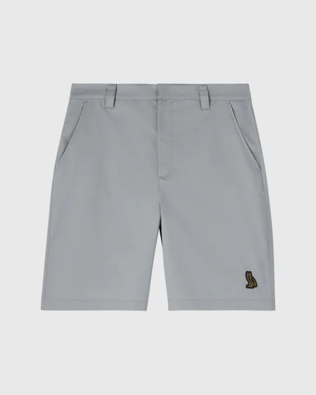 Chino Short - Grey sold by OVO