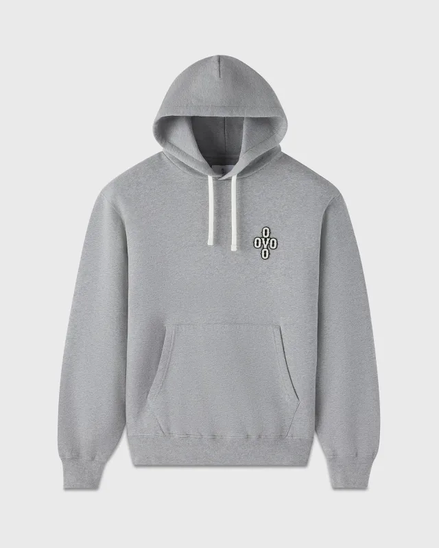 Pom Pom Hoodie - Heather Grey sold by OVO